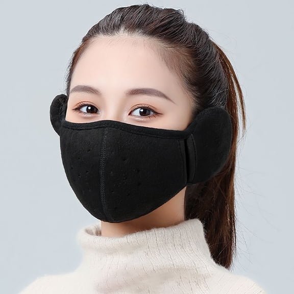 Winter Thermal Ear and Face Warmer Set for Men Women Cold Weather Outdoor Activities Windproof Lined