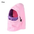 thumbnail image 1 of Winter Thermal Fleece Balaclava Hat Children Cap Full Face Ski Mask Hood Cap PINK, 1 of 8
