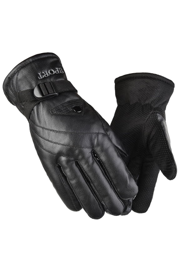 Winter Thermal Gloves Men Women Touch Screen Water Resistant Windproof Anti Slip Heated Glove Hands Warm for Hiking Driving Running Bike Cycling