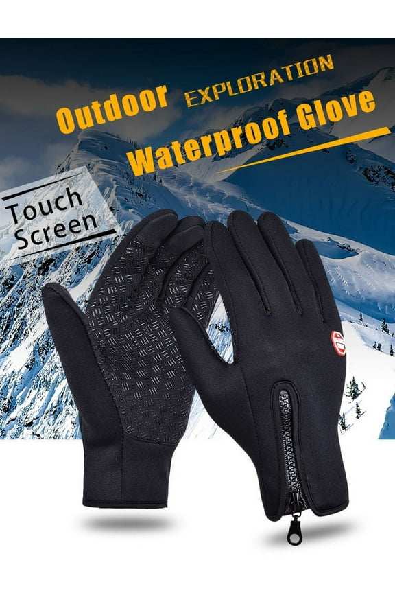 Winter Thermal Gloves Touch Screen Glove Water Resistant Windproof Warm for Driving Cycling Running
