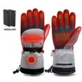 thumbnail image 1 of Winter Thermal Heated Gloves Waterproof 4000mAh Rechargeable Electric Heated Gloves For Ski Climbing Heating Gloves(3 Heating Settings), 1 of 7