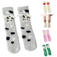 thumbnail image 1 of Winter Thermal Kids Socks Cozy Mid Calf Crew For Indoor Home Floor Sleep Warmth, 1 of 4
