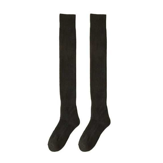 Winter Thermal Knee High Socks for Women Cozy Over The Calf Stockings Elegant Solid Color Long Tube Hosiery Pairs