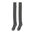 thumbnail image 1 of Winter Thermal Knee High Socks for Women Cozy Over The Calf Stockings Elegant Solid Color Long Tube Hosiery Pairs, 1 of 3