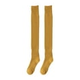 thumbnail image 1 of Winter Thermal Knee High Socks for Women Cozy Over The Calf Stockings Elegant Solid Color Long Tube Hosiery Pairs, 1 of 3