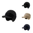 thumbnail image 1 of Winter Thermal Knit Hat with Ear Flaps, Lined & Windproof for Extreme Cold Weather, Thick Wool Brim Beanie for Outdoor Sports, 1 of 6