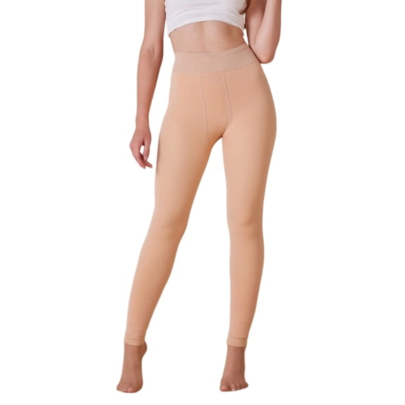 Winter Thermal Lined Leggings With Grip Stirrup For Everyday Wear Comfort And Warmth In Cold Weather