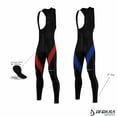 thumbnail image 1 of "Winter Thermal Men's Cycling Bib Tights | 3D Padded Trouser for Bicycle Biking | Lightweight Bike Wear", 1 of 5
