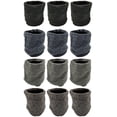 thumbnail image 1 of Winter Thermal Neck Warmers, 12 Pack, Fleece Lined Interior Gaiter Warm Scarf Wrap, Mens Womens (Marled), 1 of 5