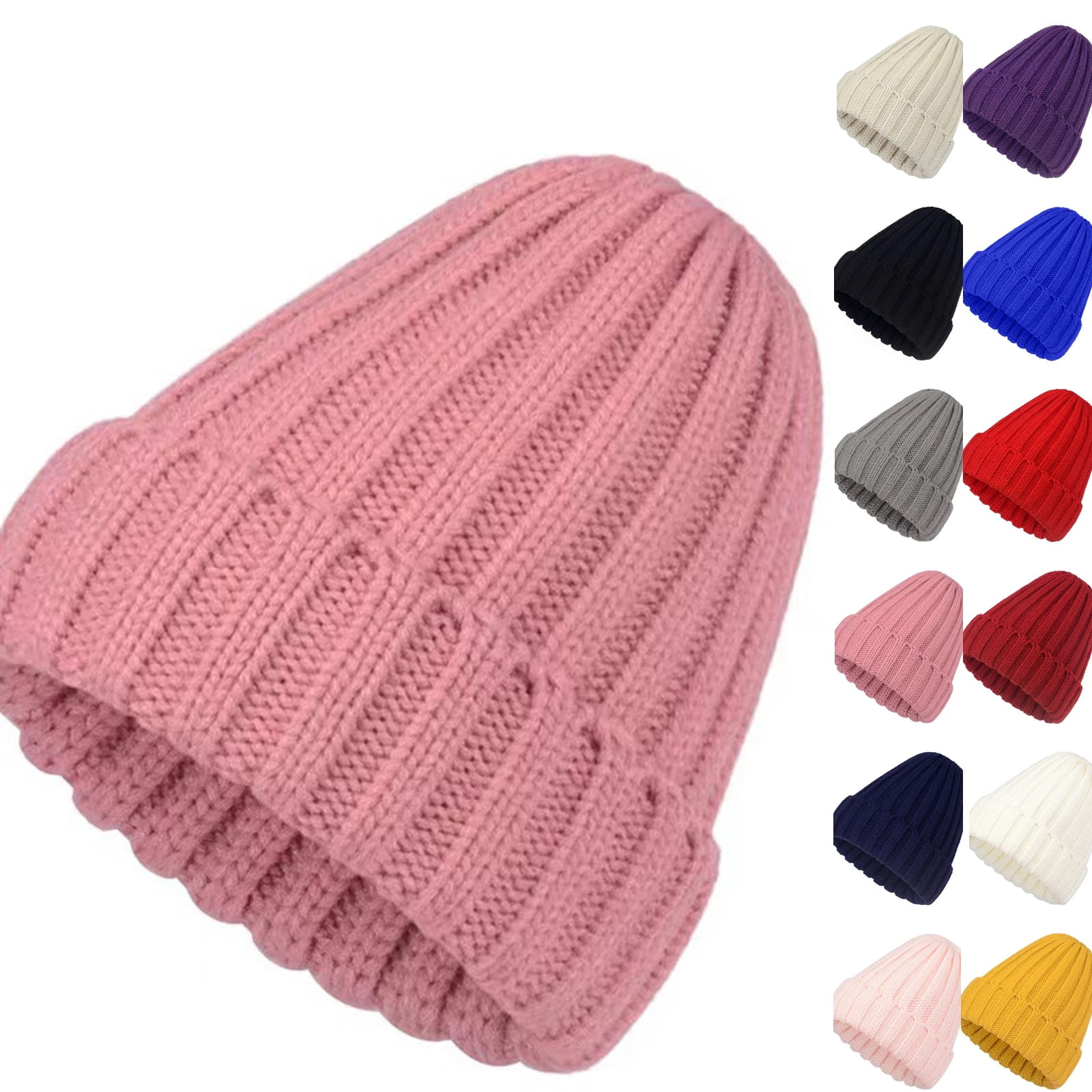 Ribbed Knit Cuffed Beanie for Gym & Outdoor Wear Cuffed Rib Knit Beanie Hat | Ergodyne main image 4