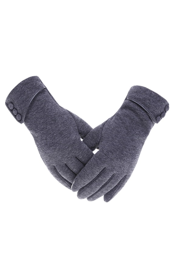 Winter Thermal Touch Screen Gloves Full-Finger Windproof Mittens