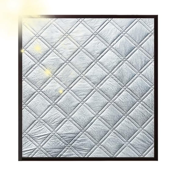 Winter Thermal Window Cover, 3-Ply No-Drill Insulation Panel with UV Protection for House, Kitchen, Garage, and Dormitory