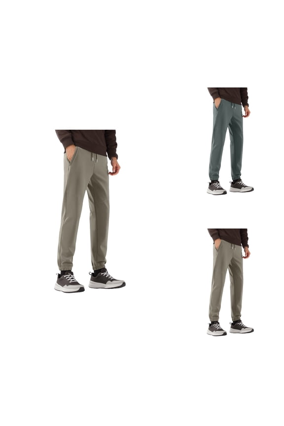 Winter Thermal Windproof Jogger Pants, Sherpa Lined Waterproof Trousers, Unisex Athletic Casual for Outdoor Sports and Daily Comfort