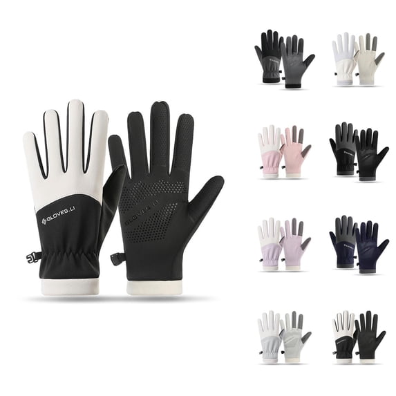 Winter Thermal Windproof Lined Touchscreen Gloves for Women, Waterproof Hand Warming Ski Gloves for Outdoor Sports Cycling in Cold Weather