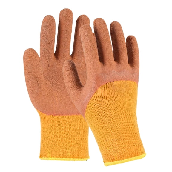 Winter Thermal Work Gloves Heavy Duty Nonslip Grip For Construction Freezer Outdoor Labor Cold Weather Protective 1 Pair