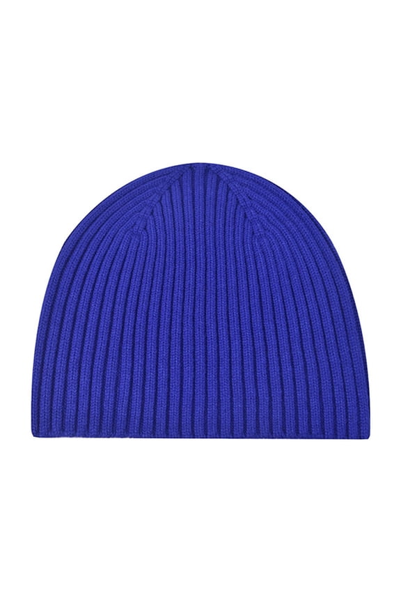 Winter Thick Solid Color Flipped Brim Knit Hat - Casual Warm Pull-On Head-Covering Versatile Cold Weather Cap for Adults,Winter Hats for Women ,Size:One Size