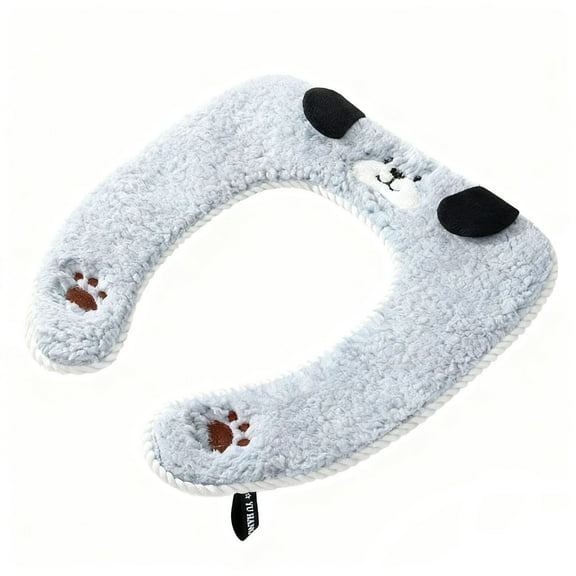 Winter Thick Toilet Seat Cushion, Waterproof Velvet Toilet Seat Cover, Snug Fit, Easy to Install, Reusable, Perfect for Cold Weather Comfort