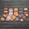thumbnail image 1 of Winter Thick Warm Stripe Wool Socks Casual Sock Business Socks, 1 of 10