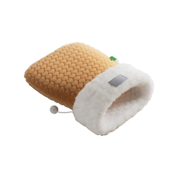Winter Thickened Closed Cat Bed Foldable Sleeping Bag House with Soft Padding for Felines Needing Warm Resting Space During Cold Weather Seasons
