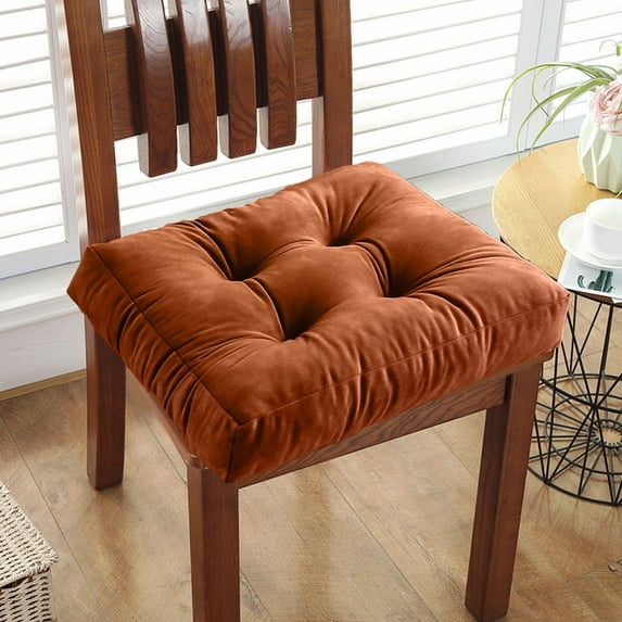 Winter Thickened Non-Slip Floor Cushion | 14.96 Inch Memory Foam Seat Pad | Flock Cover for Students, Kids, Meditation & Office | Tatami & Car Booster Seat Cushion