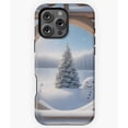 thumbnail image 1 of Winter Through The Window Scene N7933 Phone Case for iPhone 17 16 15 14 13 12 11 Pro Max, 1 of 2