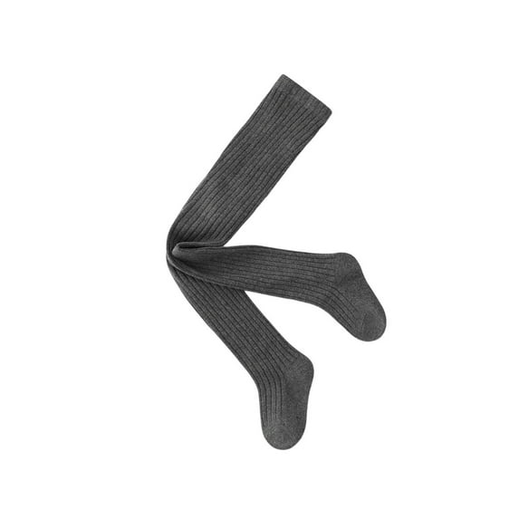 Winter Tights for Girls Stockings Warm Fleece Lined Footed Leggings High Waist Pantyhose Dark Gray 6 Years