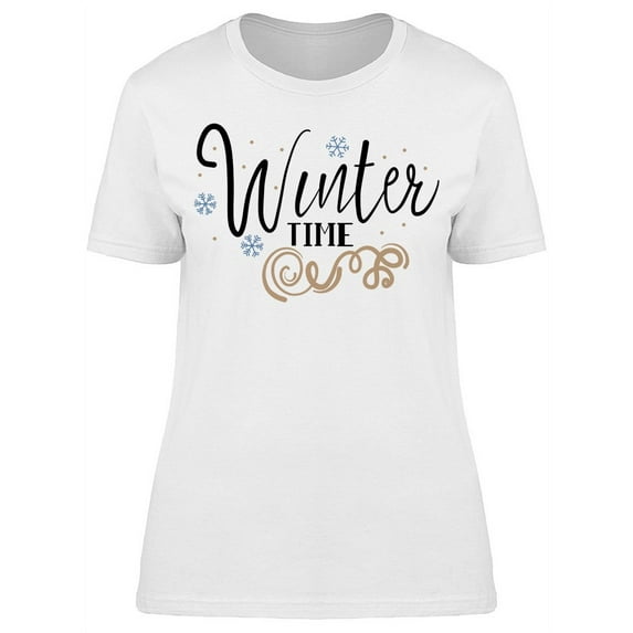 Winter Time Graphic T-Shirt Women -Image by Shutterstock, Female XX-Large