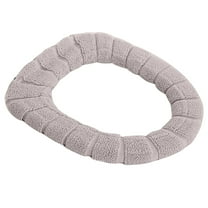 Winter Toilet Seat Cover | Thick Knitted Cushion for Cold Weather | Soft Acrylic Fabric | Washable & Quick-Dry | Universal Fit for All Toilets | 1-Pack