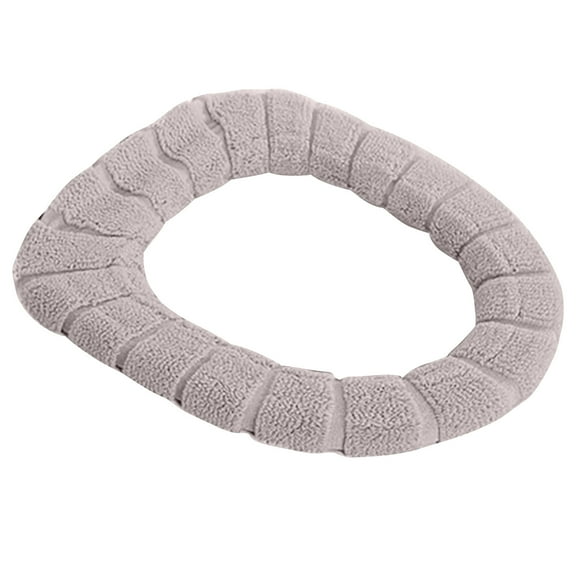 Winter Toilet Seat Cover | Thick Knitted Cushion for Cold Weather | Soft Acrylic Fabric | Washable & Quick-Dry | Universal Fit for All Toilets | 1-Pack