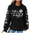 thumbnail image 1 of Winter Tops Women's Hoodies Christmas Ugly Sweater for Women Clearance Crewneck Sweatshirt Long Sleeve Shirt Fashionable Women's Printed Pullover Round Neck Top, 1 of 4
