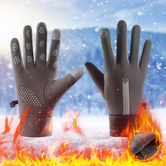 Winter Touchscreen Gloves with Windproof Technology, Cold Weather Hand Protection with Smartphone Compatibility for Outdoor Activities and Daily Commute