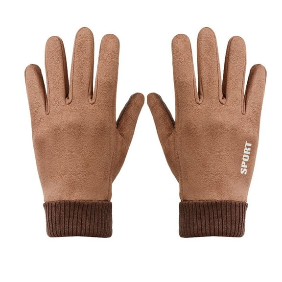 Winter Touchscreen Gloves for Men & Women, Soft Knit Thermal Linings, Anti-Slip Silicone Gel, Elastic Cuffs, Warm and Comfortable
