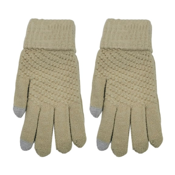 Winter Touchscreen Gloves for Women | Soft, Warm Knit with Elastic Cuff