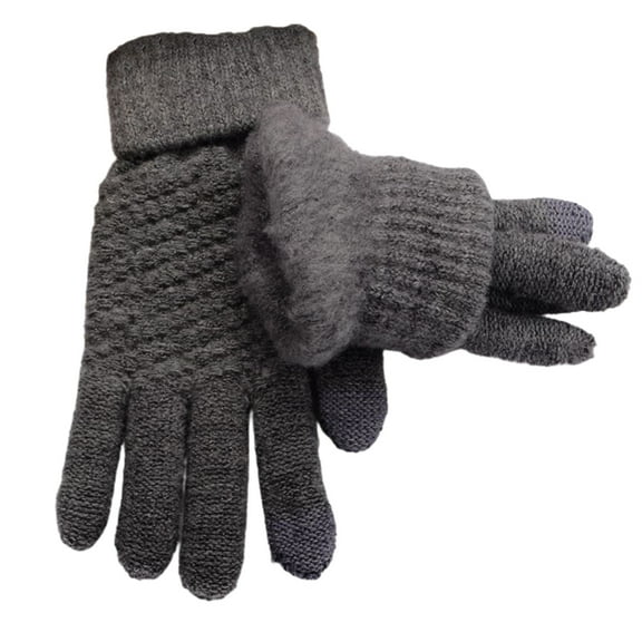 Winter Touchscreen Gloves for Women | Soft, Warm Knit with Elastic Cuff
