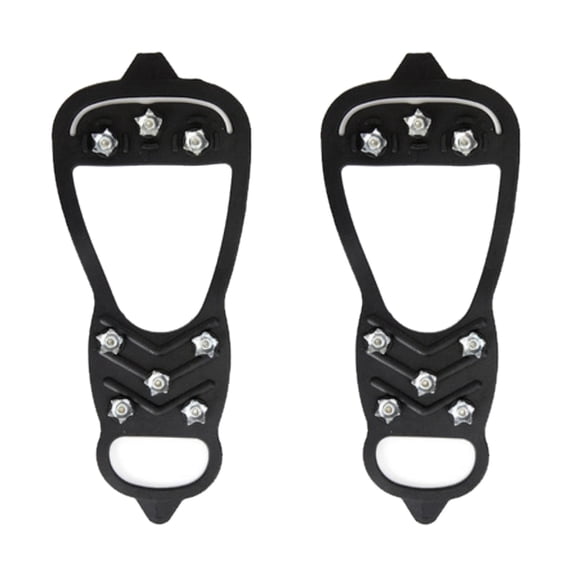 Winter Traction Cleats - Ice Grips for Shoes Easy Installation Secure Fit Ideal for Outdoor Travel and Hiking Adventures