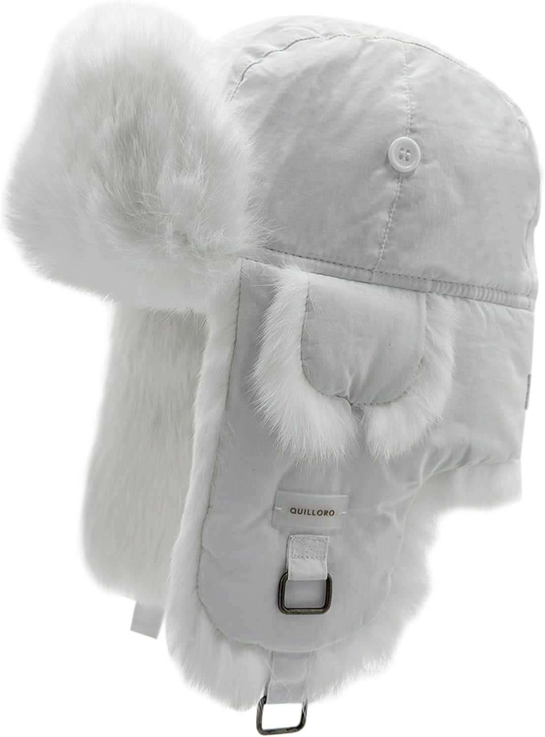 Winter Trapper Hat, Faux Rabbit Faux Fur Knit Russian Ushanka Aviator Warm Ski Hunting Cycling Winter Hats for Men and Women