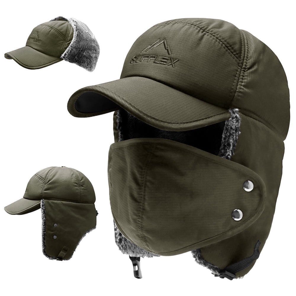 IC ICLOVER Unisex Ushanka Winter Trapper Hat, Hunting with