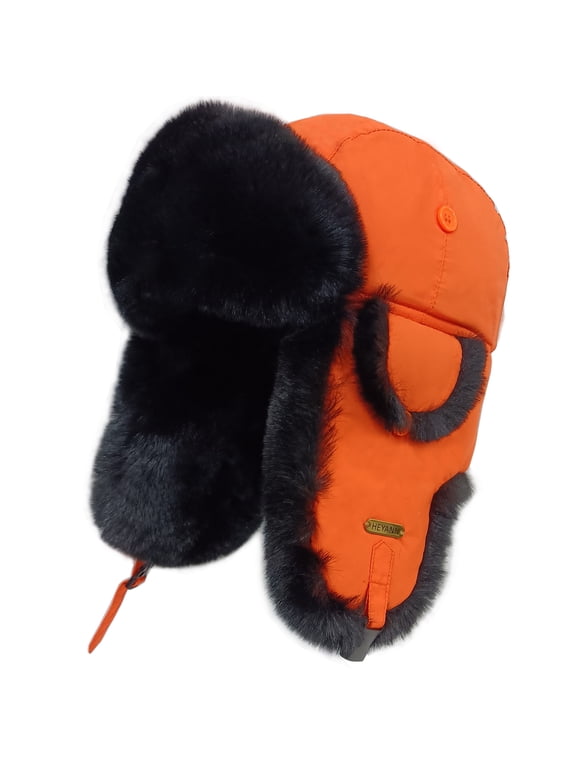 Winter Trapper Hat for Men and Women,Russian Ushanka Aviator Warm Cold Proof Ski Hunting Cycling Winter Hats