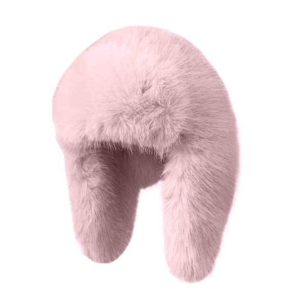 Winter Trapper Hat for Mens Womens Thick Soft Fleece Warm Russian Bomber Cap Ear Flaps Outdoor Ski Headwear