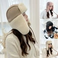 thumbnail image 1 of Winter Trapper Hat for Women, Ushanka Trooper Hat for Skiing, 1 of 7