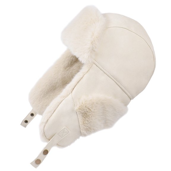 Winter Trapper Hat with Ear Flaps for Women Windproof Thick Fleece Lining Ski Hat Earflap Caps for Outdoor Activity