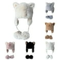 thumbnail image 1 of Winter Trapper HatsWomens Winter Solid Color Ears Fashion Plush Hat Warm And Cold Proof Ear Cap, 1 of 6