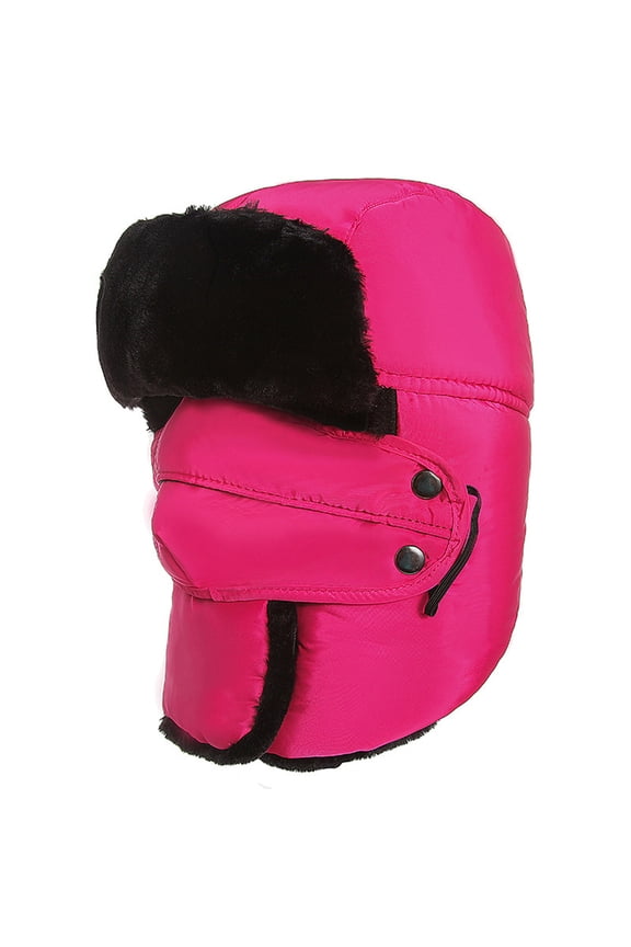 Winter Trapper Trooper Hat Outdoor Warm Women Ski Cap Windproof Mask Ear Flaps Hats for Men