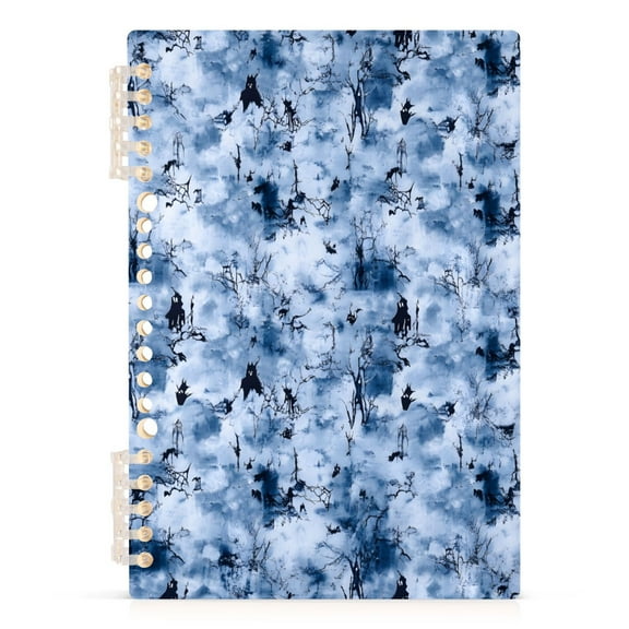 Winter Tree A5 8.3x5.7in PP Notebook, Adjustable Rings, 60 Sheets, Diary or Journey Note