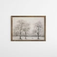 thumbnail image 1 of Winter Tree Landscape Wall Art Rustic Winter Home Decor Vintage Winter Prints Neutral Wall Art Vintage Farmhouse Winter Wall Art Home Decor #176, Stretched Canvas Size 12x18, 1 of 4