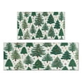 thumbnail image 1 of Winter Trees Kitchen Mat [2 PCS] Merry Chrismas Absorbent Kitchen Rug, Waterproof Non-Slip Kitchen Mats and Rugs Light Crystal Velvet Rug for Kitchen, Floor Home, Office, Sink, Laundry, 1 of 7