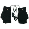 thumbnail image 1 of Winter USB Heated Gloves Fingerless USB Hand Warmer Electric Hand Warming Gloves with Button Heated Mittens, 1 of 6