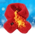 thumbnail image 1 of Winter USB Heated Scarf, Christmas Neck Warming Wrap with Heating Pad, Portable Electric Scarf for Travel, Office and Outdoor Use, 1 of 7
