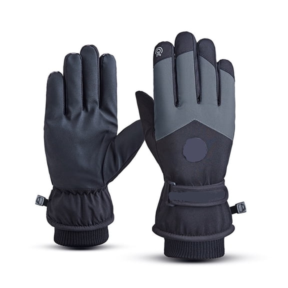Winter Unisex Ski Gloves ,Plus Velvet Warm Waterproof Touch Screen Gloves ,Flexible and Comfortable