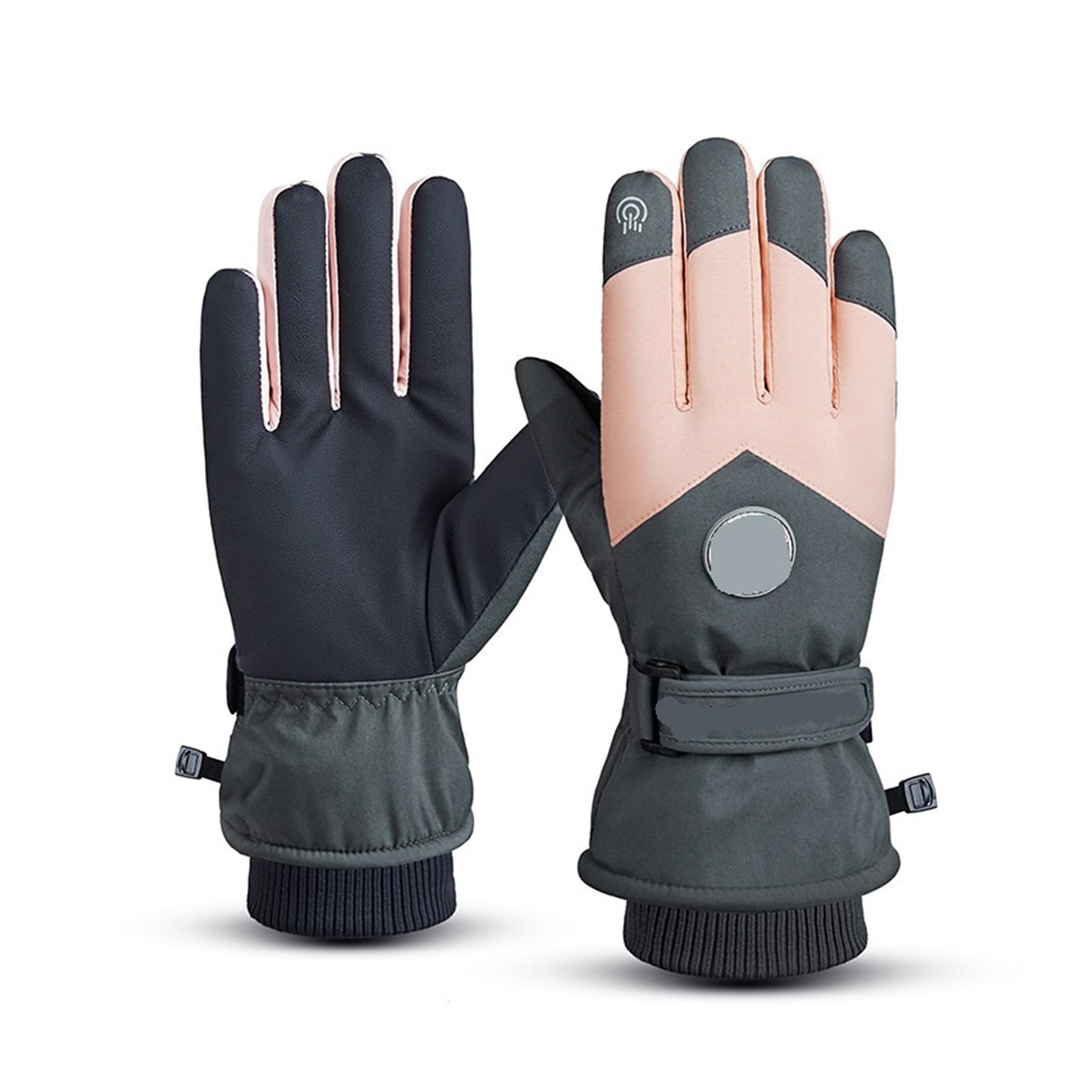 Winter Unisex Ski Gloves ,Plus Velvet Warm Waterproof Touch Screen Gloves ,Flexible and Comfortable